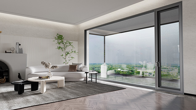 莫奈花園斷橋平開門